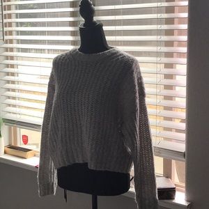 American Eagle, size small, grey crew neck sweater